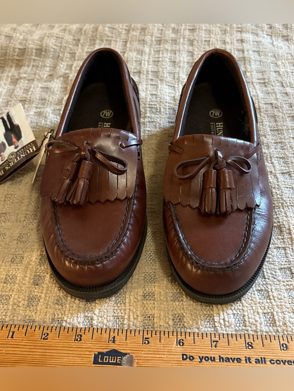 Hunter Men's Brown Tassel Kiltie Loafers